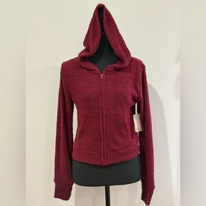 New SO S Perfectly Soft Hoodie Burgundy w Pockets 238